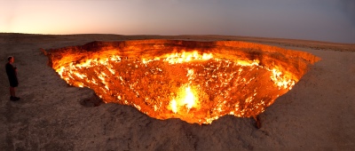 La ‘Puerta del Infierno’, generada por un error humano, arde a más de 400 grados y no saben cómo cerrarla